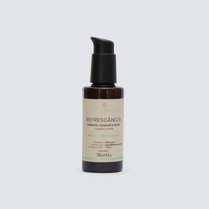 Bálsamo Corporal e Facial de Aloe Vera REFRESCÂNCIA 115ml - Copaíba e Menta - Imagem 1