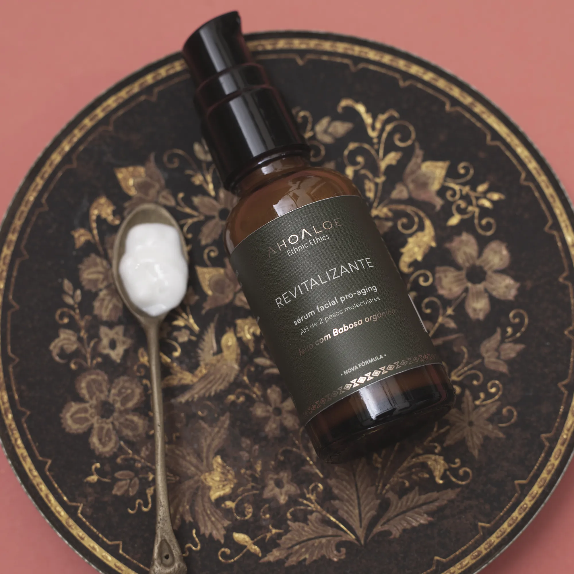 Sérum Facial Pro-aging com Aloe Vera REVITALIZANTE - 30ml - Ácido Hialurônico - Imagem 9