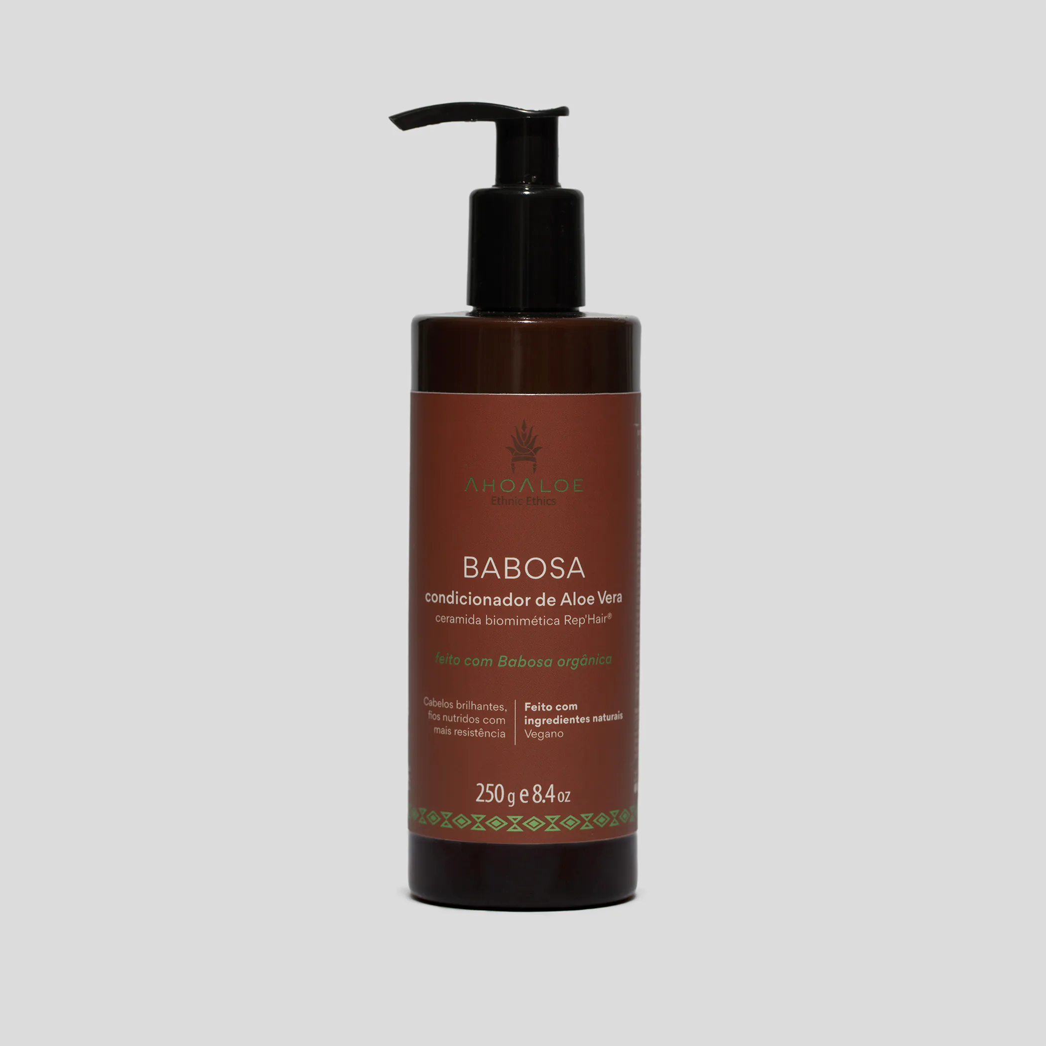 BABOSA_condicionador_250ml_SITE Condicionador de Aloe Vera BABOSA - Ceramida Biomimética - 250ml - Imagem 1