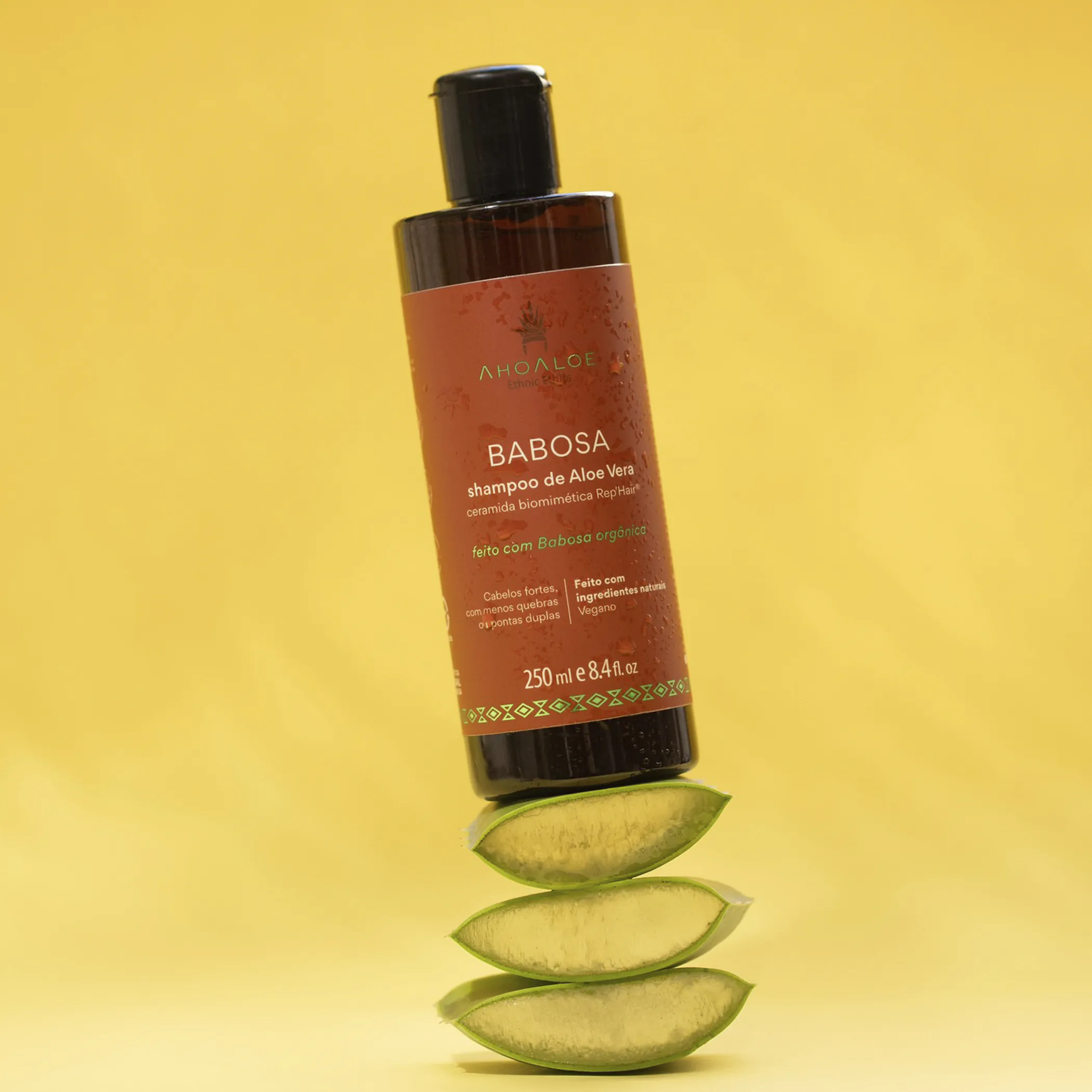 Kit Shampoo, condicionador BABOSA e pasta capilar ESTILO - Ceramida Biomimética - 2x 250ml e 1x 80g - Imagem 3