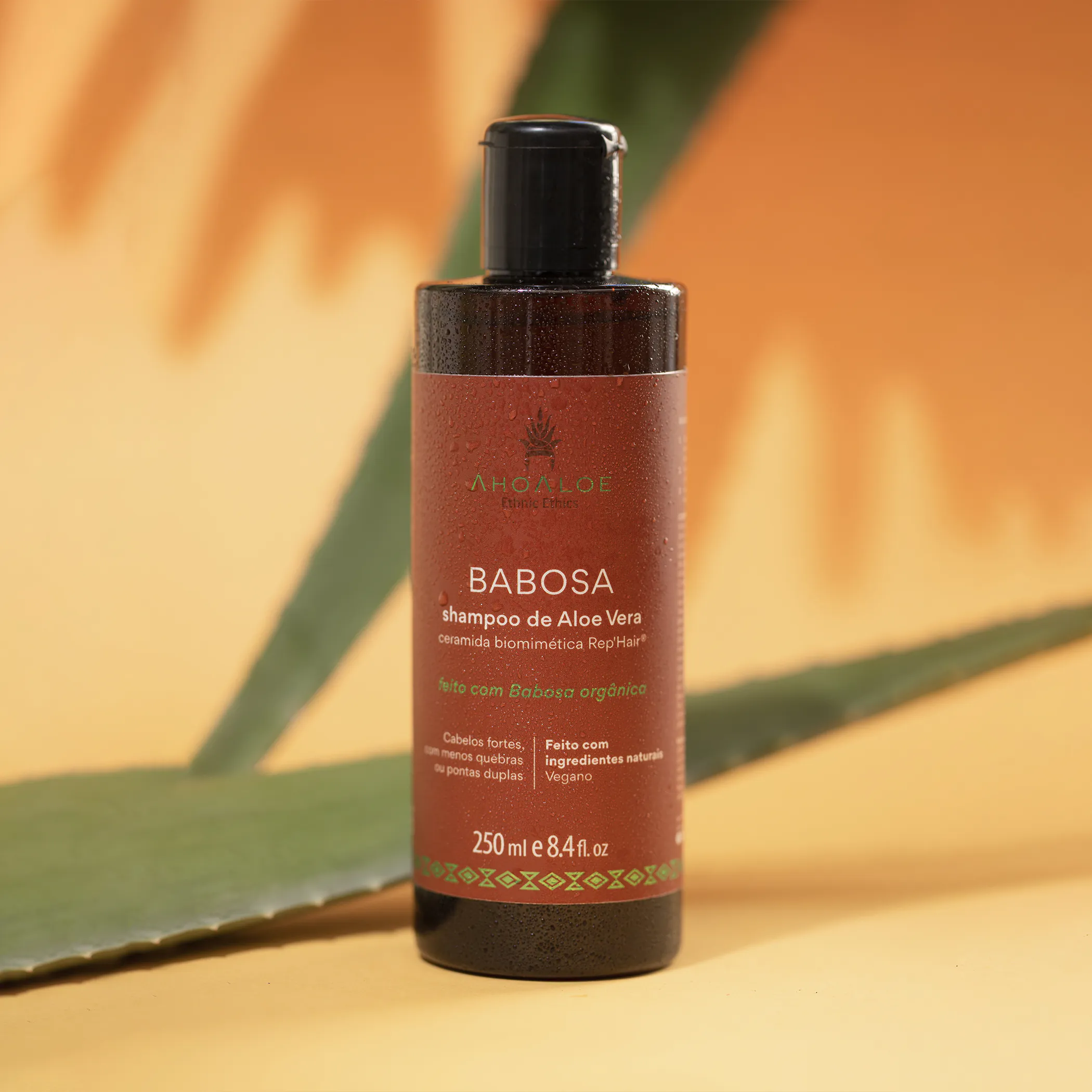 BABOSA_shampoo_250ml_003 Shampoo de Aloe Vera BABOSA - Ceramida Biomimética - 250ml - Imagem 7