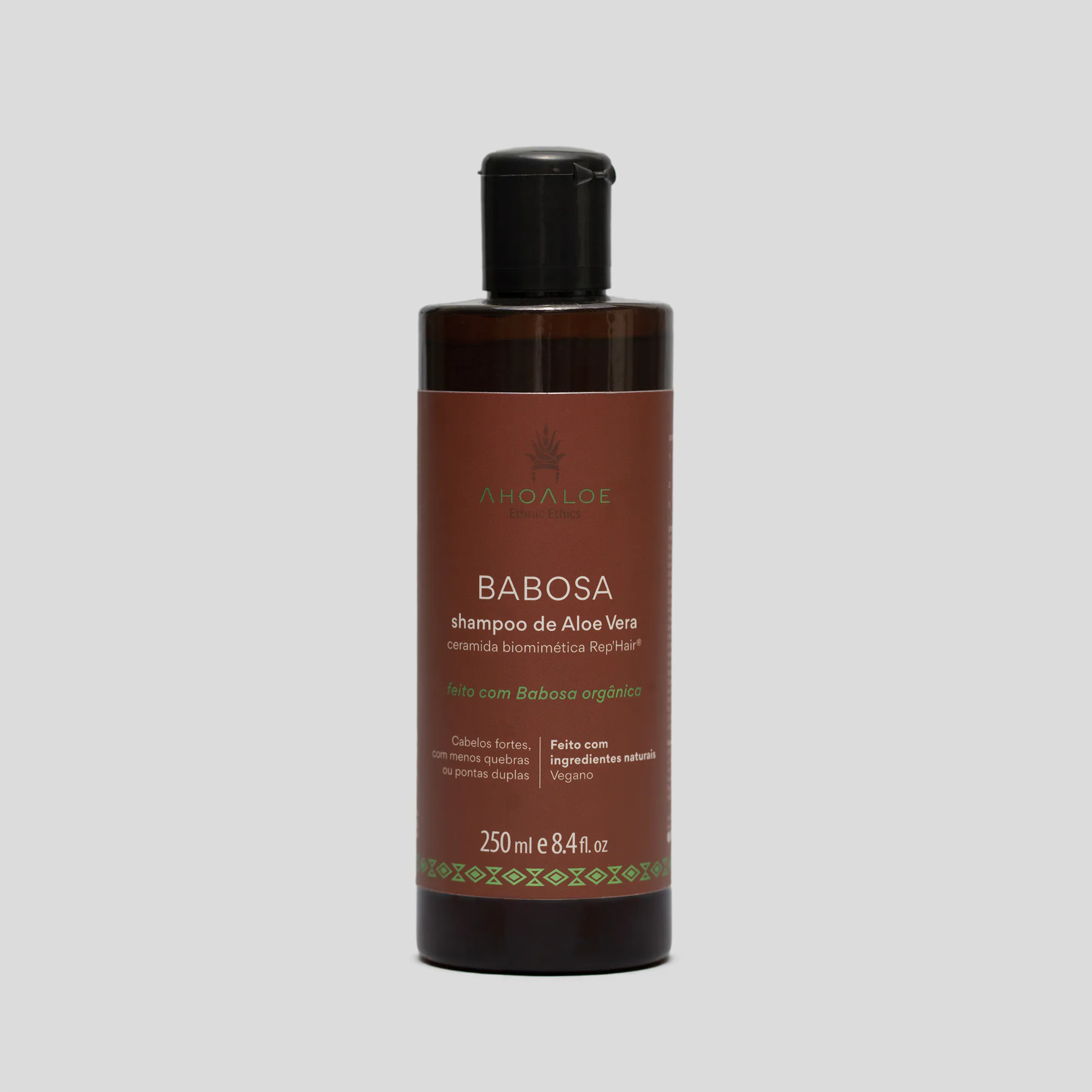 BABOSA_shampoo_250ml_SITE Shampoo de Aloe Vera BABOSA - Ceramida Biomimética - 250ml - Imagem 1