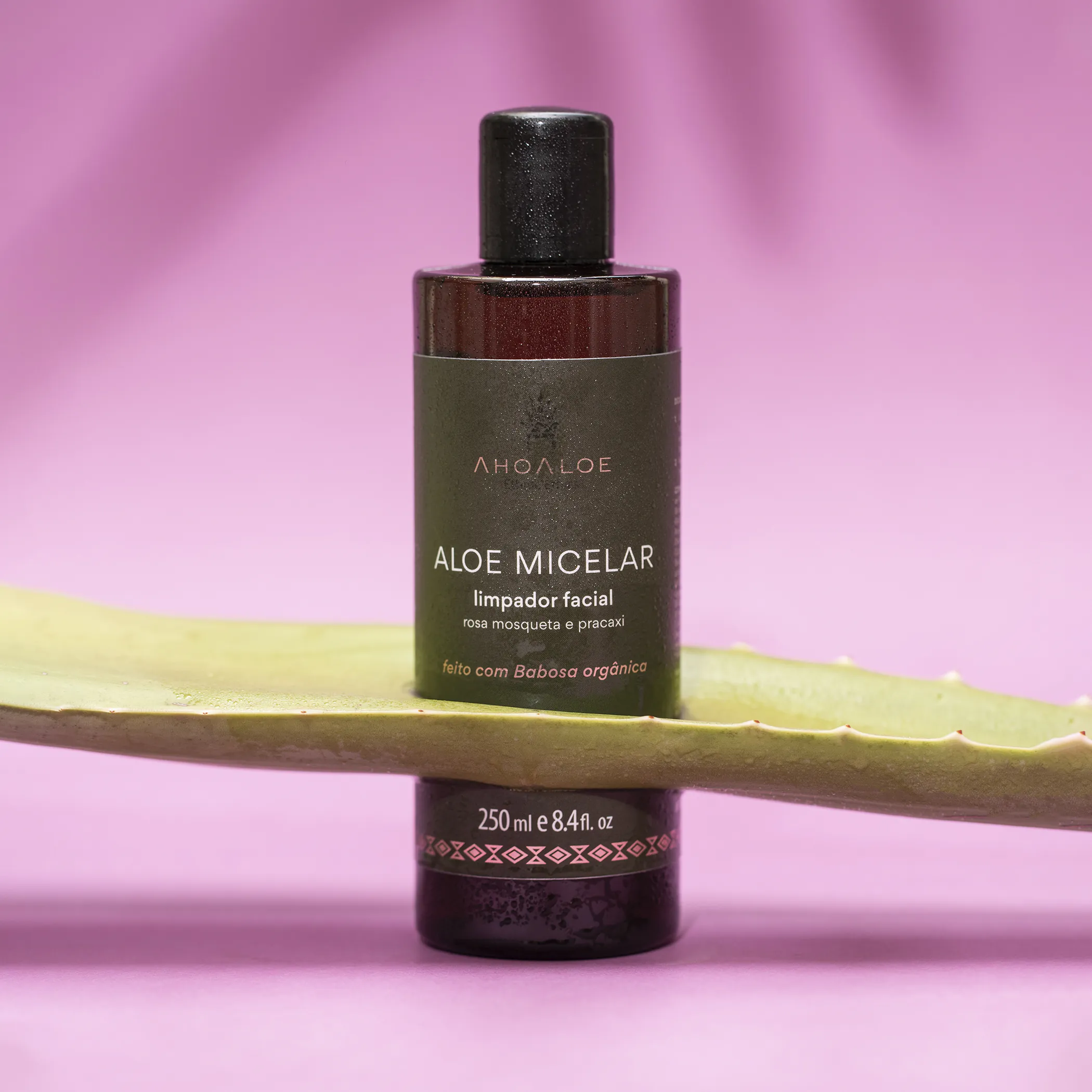 Limpador Facial de Aloe Vera Água Micelar - 250ml - Rosa Mosqueta e Pracaxi - Imagem 7