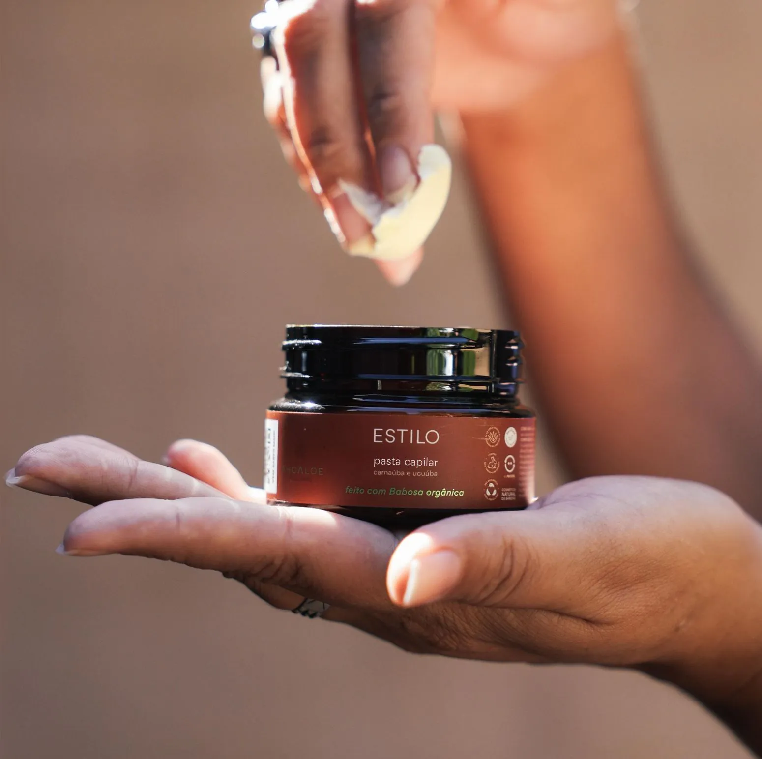 Pasta modeladora capilar ESTILO - Carnaúba e Ucuúba - 80g - Imagem 3